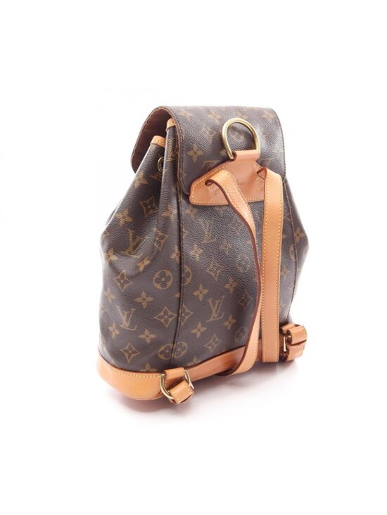 Louis Vuitton Backpack Montsouris Monogram Canvas Leather main image 4